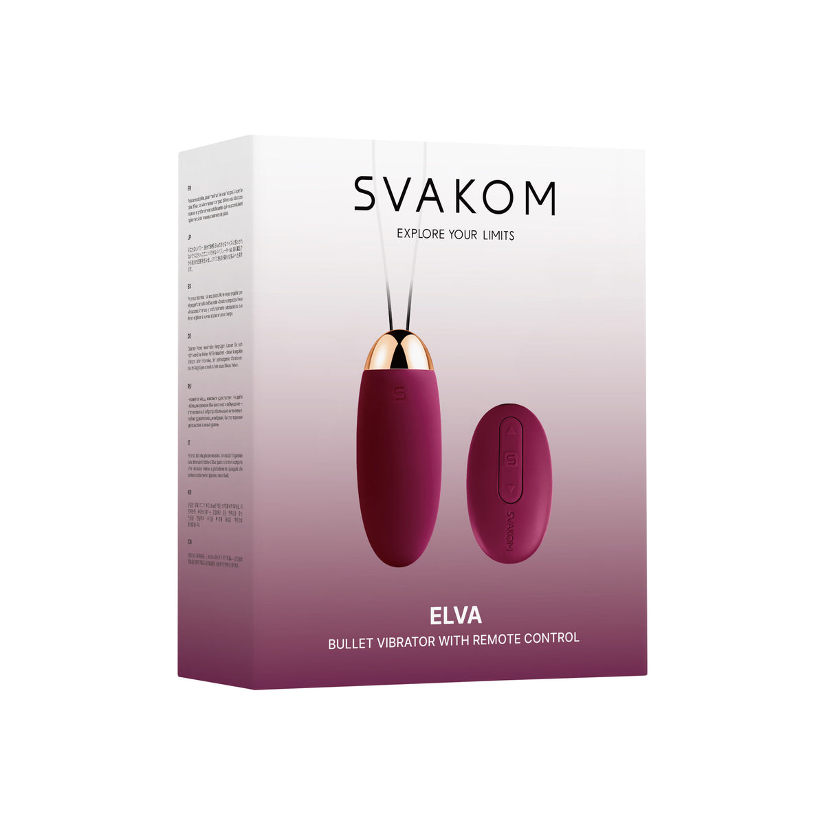 Svakom Elva (Red) – Waterproof Remote Control Vibrating Bullet > Vibrators > Mini Vibrators