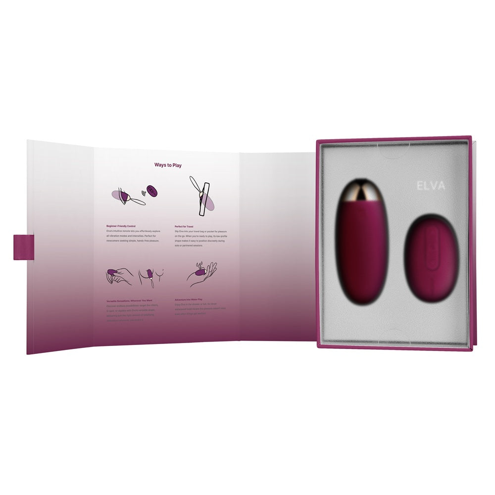 Svakom Elva (Red) – Waterproof Remote Control Vibrating Bullet > Vibrators > Mini Vibrators