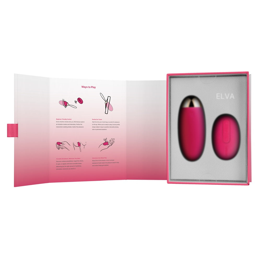Svakom Elva (Red) – Waterproof Remote Control Vibrating Bullet > Vibrators > Mini Vibrators