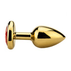 Precious Metals Heart Shaped Jewelled Butt Plug > Anal Range > Jewel Butt Plugs