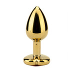 Precious Metals Heart Shaped Jewelled Butt Plug > Anal Range > Jewel Butt Plugs