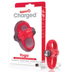 Screaming O Yoga Rechargeable Reversible Dual Loop Silicone Vibrating Cock Ring 3.5 Inch > Cock Ring > Vibrating