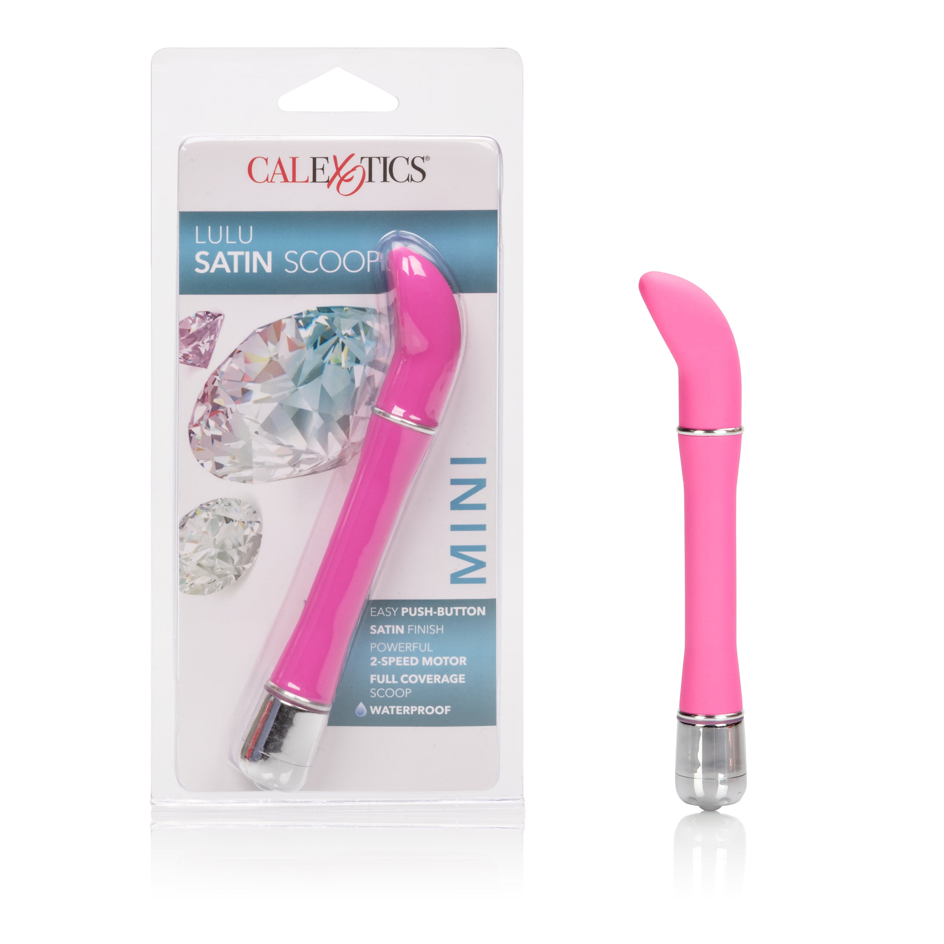 Lulu Satin Scoop Mini – Satiny Soft 6 Inch Vibrator Pink > Vibrators > Standard Vibrators