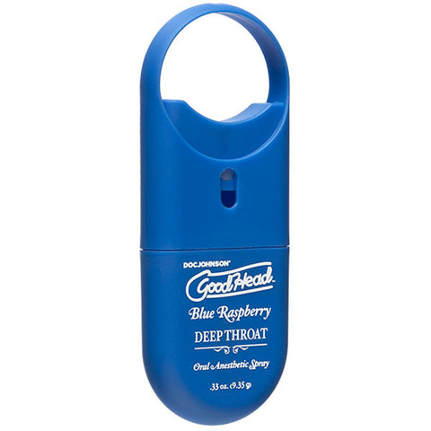 Goodhead To-Go Deep Throat Spray Blue Raspberry 9ml Oral Gels & Sprays