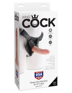 King Cock Strap-On Harness with Realistic Dildo – 6 to 9 Inch > Dildos > Strap On Harnesses