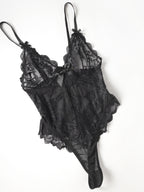 Oh La La Cheri Valentine Teddy – Lace Finish Mesh Panels Lingerie > Clothes > Teddies