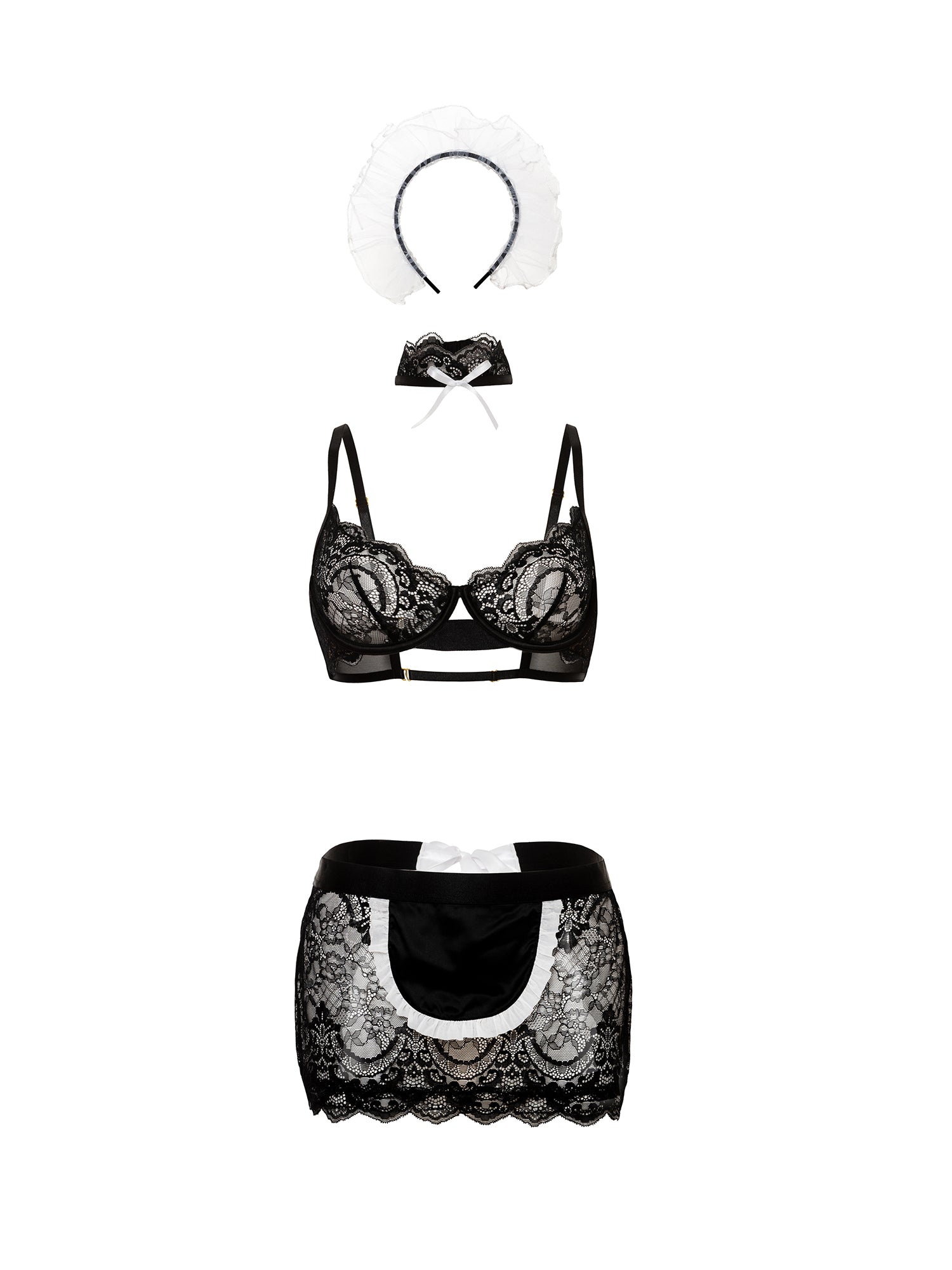 Oh La La Cheri Maid In France Set S/M – Lingerie > Clothes > Costumes > Womens