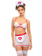 Oh La La Cheri Naughty Nurse Set – S/M Intimatewear Red White S M > Clothes > Costumes > Womens