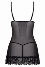 Oh La La Cheri Valentine Babydoll – Nylon and Spandex Lingerie Black XL > Clothes > Babydolls