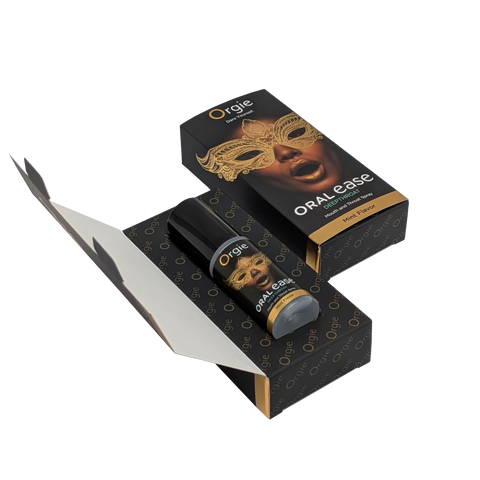 Orgie Oral Ease Deepthroat Mint Flavor – Anesthetic-Free Mouth and Throat Spray > Lube > Oral Gels & Sprays