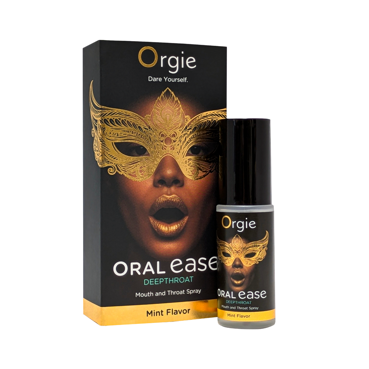 Orgie Oral Ease Deepthroat Mint Flavor – Anesthetic-Free Mouth and Throat Spray Secondary image