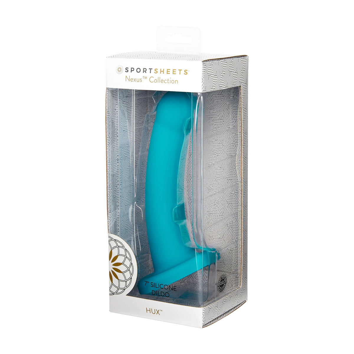 Sportsheets Merge Collection Hux 7 Inch Solid Silicone Dildo with Suction Cup > Dildos > Neutral Dildos