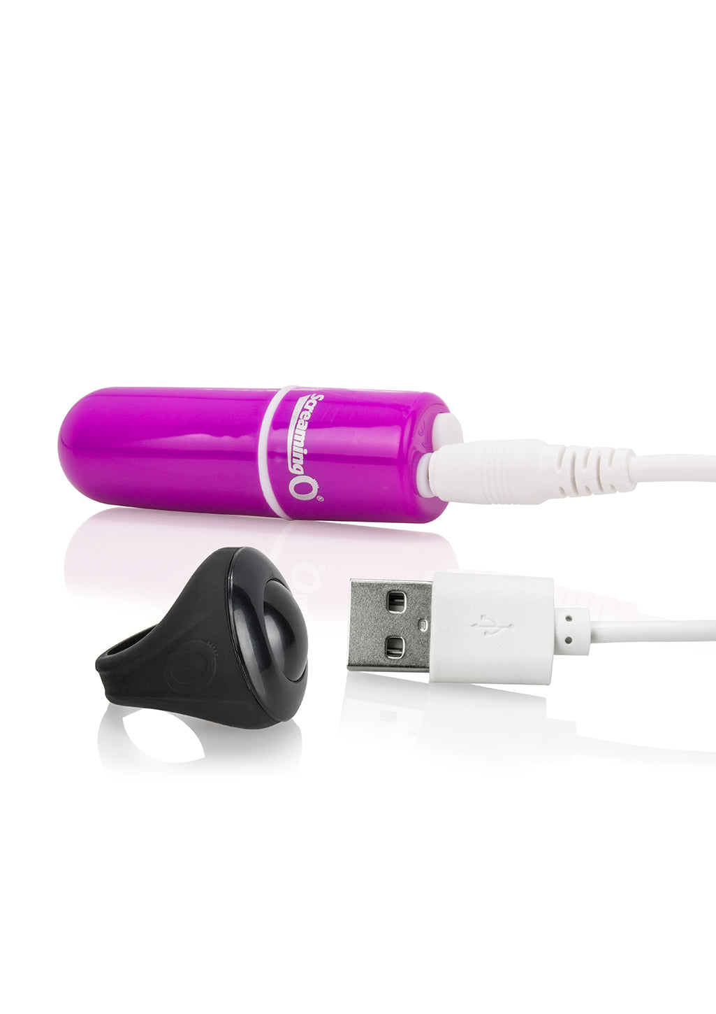 Screaming O Charged Vooom Remote-Controlled Rechargeable Bullet Vibrator with 10 Functions > Sex Toys For Ladies > Clitoral Vibrators and Stimulators