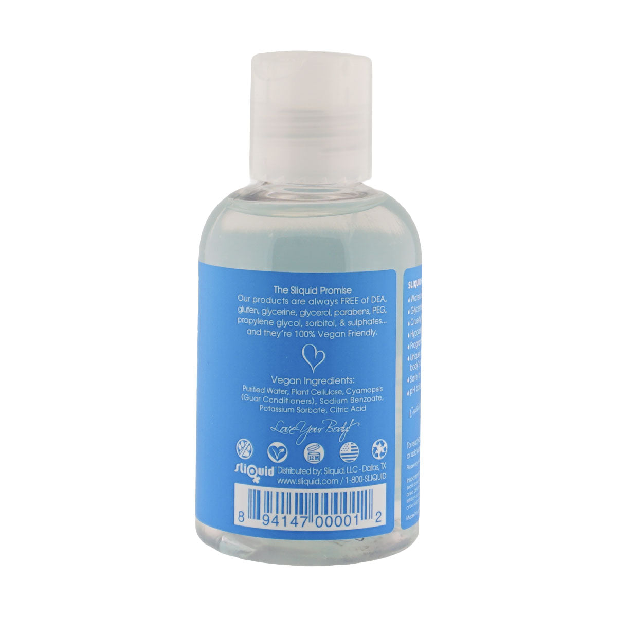 Naturals H20 Water-Based Lubricant 4.2 Fl Oz for Intimacy Water Based Lube