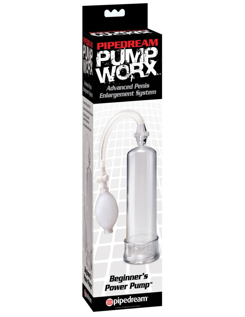 Pump Worx Beginner Power Pump – Medical-Style Penis Pump 7.5 Inches Insertable > Pumps > Penis Pumps