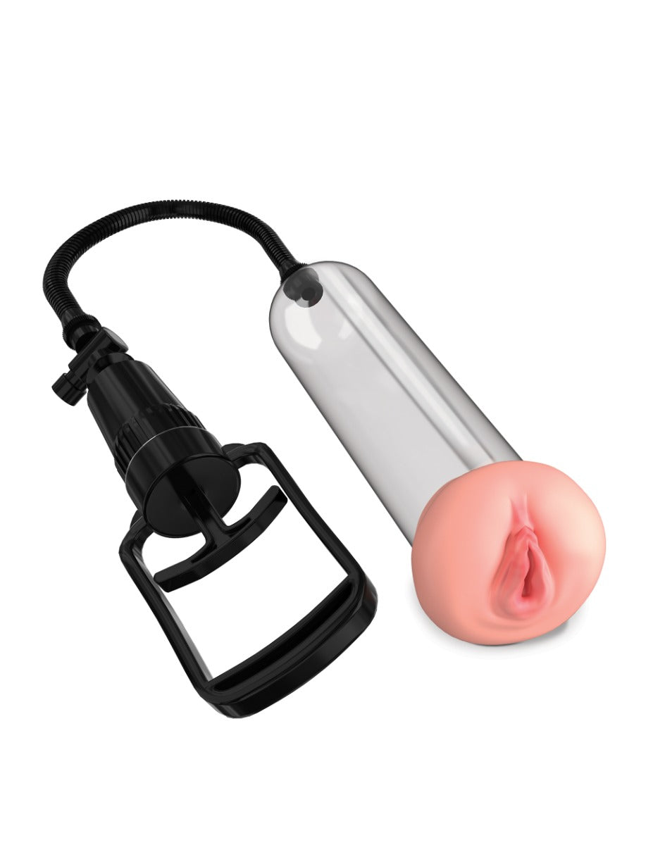 Pump Worx Beginner Pussy Pump with Vagina Sleeve – Penis Pump > Pumps > Penis Pumps