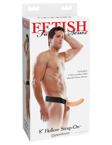 Fetish Fantasy 8 Inch Hollow Strap-On Dildo > Sex Toys For Men > Penis Sleeves