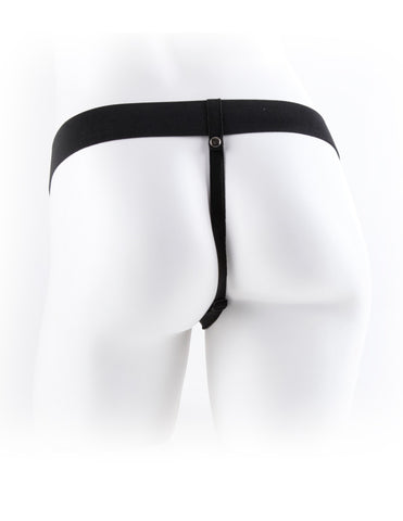 Fetish Fantasy 9 Inch Hollow Strap-On with Balls – 9 Inch Strap-On > Dildos > Hollow Strap Ons