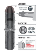 Fantasy X-Tension Mega 3-Inch Penis Extension Sleeve > Sex Toys For Men > Penis Sleeves