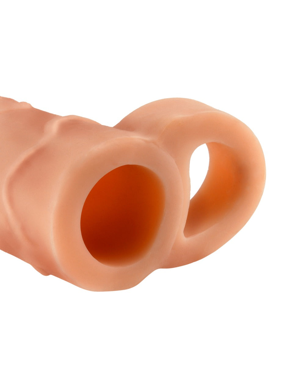 Fantasy X-Tension Perfect 2 Inch Extension with Ball Strap – Fanta Flesh Shaft Extension > Sex Toys For Men > Penis Sleeves