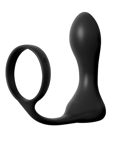Anal Fantasy Elite Rechargeable Silicone Prostate Plug and Cockring Dual-Function Toy > Anal Range > Prostate Plugs