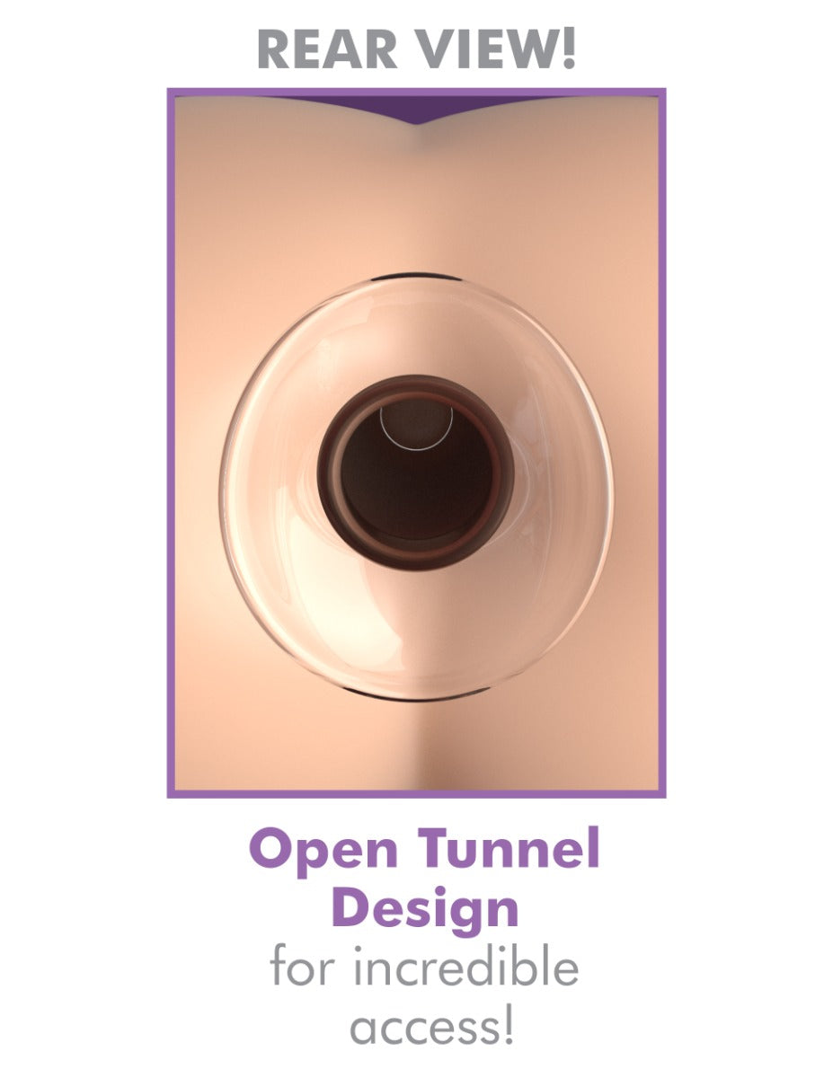 Pipedream Anal Fantasy Elite Beginner's Anal Gaper Clear Silicone Anal Trainer > Anal Range > Tunnel and Stretchers