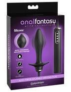 Pipedream Anal Fantasy Elite Auto-Throb Inflatable Vibrating Plug Vibrator Black > Anal Range > Tunnel and Stretchers