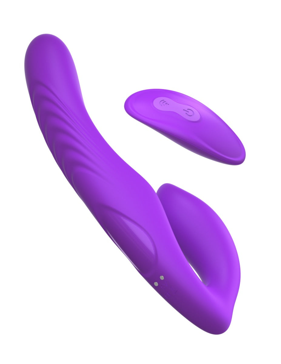 Pipedream Fantasy Her Ultimate Strapless Strap-On Wireless Remote-Controlled Silicone Vibrator (8.75) > Dildos > Strapless Strap Ons
