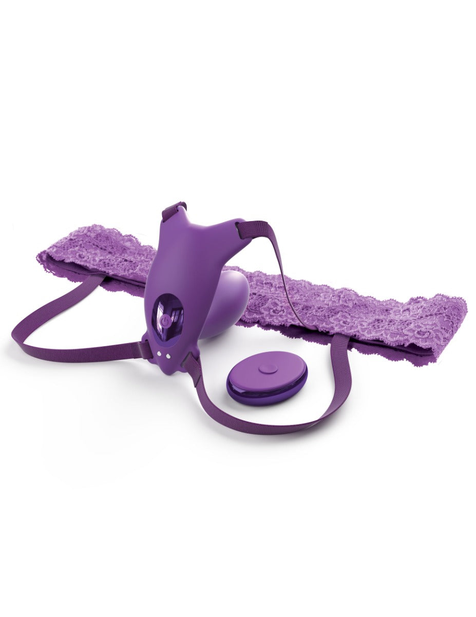 Pipedream Fantasy For Her Ultimate G-Spot Butterfly Strap-On – Silicone Rechargeable Strap-On > Sex Toys For Ladies > Panty Vibes