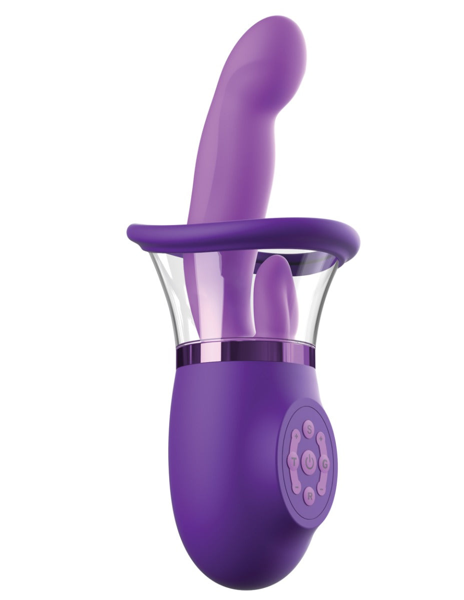 Fantasy For Her Ultimate Pleasure Pro Plus Rechargeable G-Spot Vibrator with Clitoral Licking and Flicking > Sex Toys For Ladies > Clitoral Vibrators and Stimulators