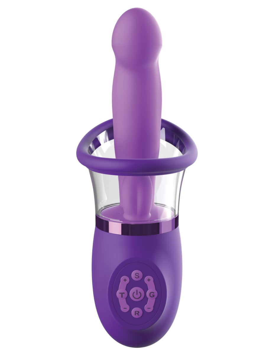 Fantasy For Her Ultimate Pleasure Pro Plus Rechargeable G-Spot Vibrator with Clitoral Licking and Flicking > Sex Toys For Ladies > Clitoral Vibrators and Stimulators