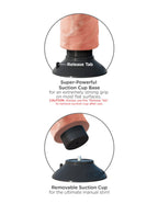 Pipedream King Cock 9 Inch Vibrating Waterproof Vibrator with Adjustable Settings > Vibrators > Realistic Vibrators