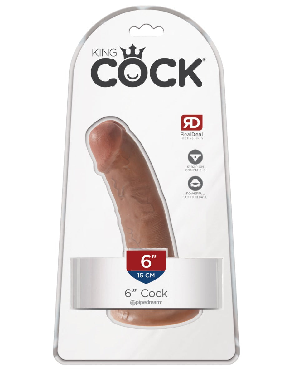 Pipedream King Cock 6 Inch Suction Sensation Dildo Default Title > Dildos > Realistic Dildos