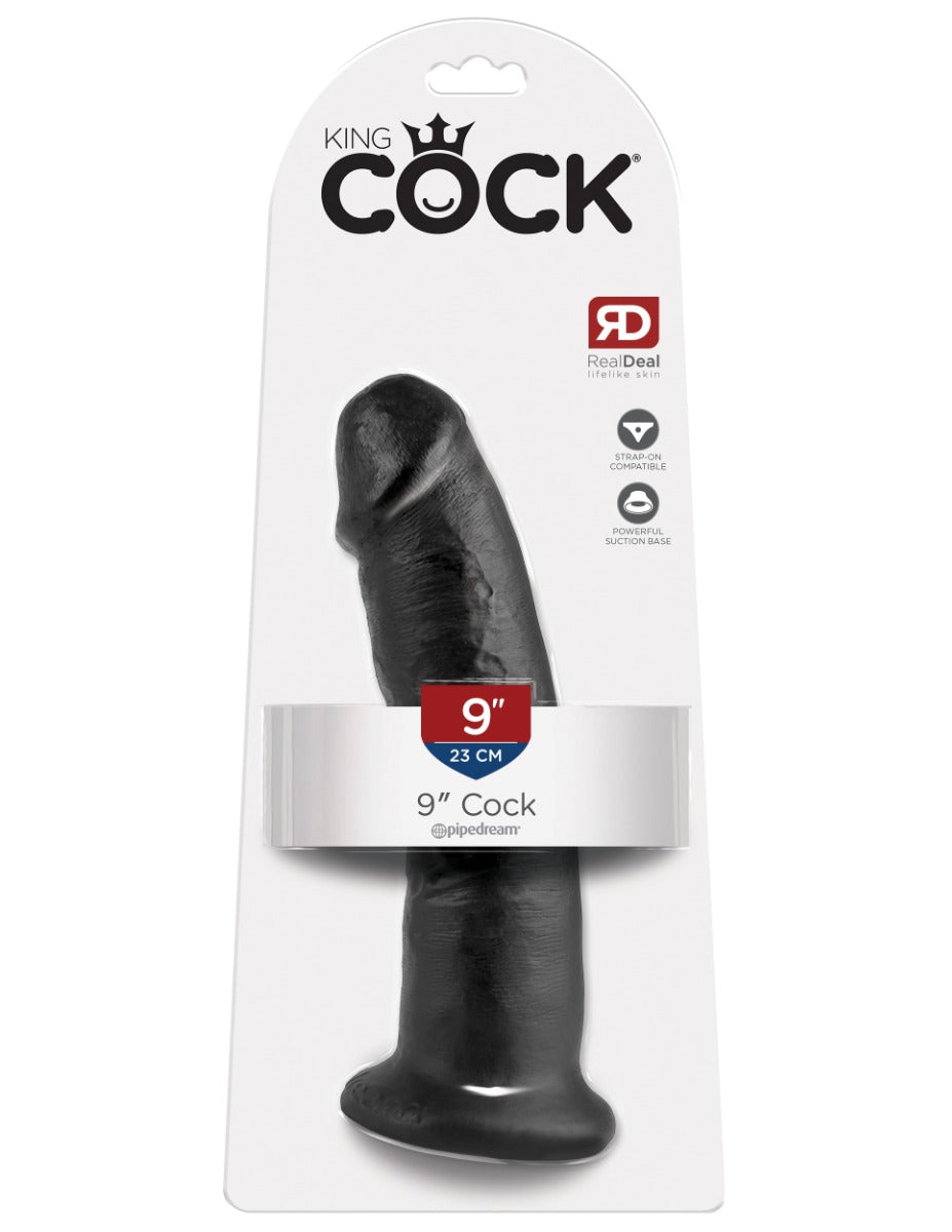 King Cock 9 Inch Realistic Dildo with Veins – 22.9 cm Dildo > Dildos > Large Dildos