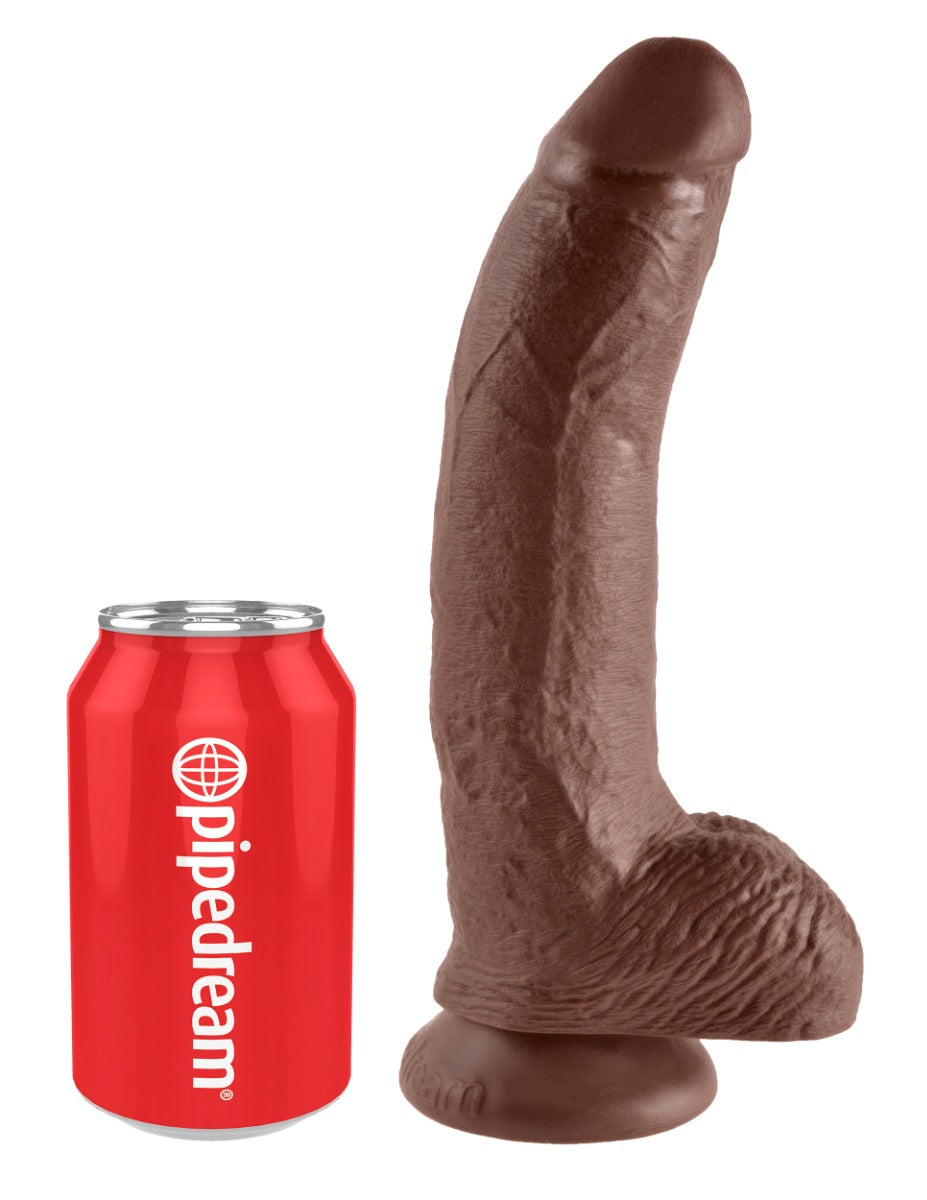 Pipedream King Cock 9 Inch Suction Dildo with Balls > Dildos > Large Dildos