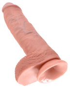 King Cock 10 Inch Realistic Dildo With Balls Flesh 25.4 cm Dildo > Dildos > Large Dildos