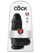 Pipedream King Cock Chubby – Vibrator with Powered Settings and Suction Stimulation Black > Dildos > Realistic Dildos