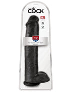 Pipedream King Cock 15 Inch Waterproof Dildo with Balls - Realistic Silicone Dildo Default Title > Dildos > Oversized Toys