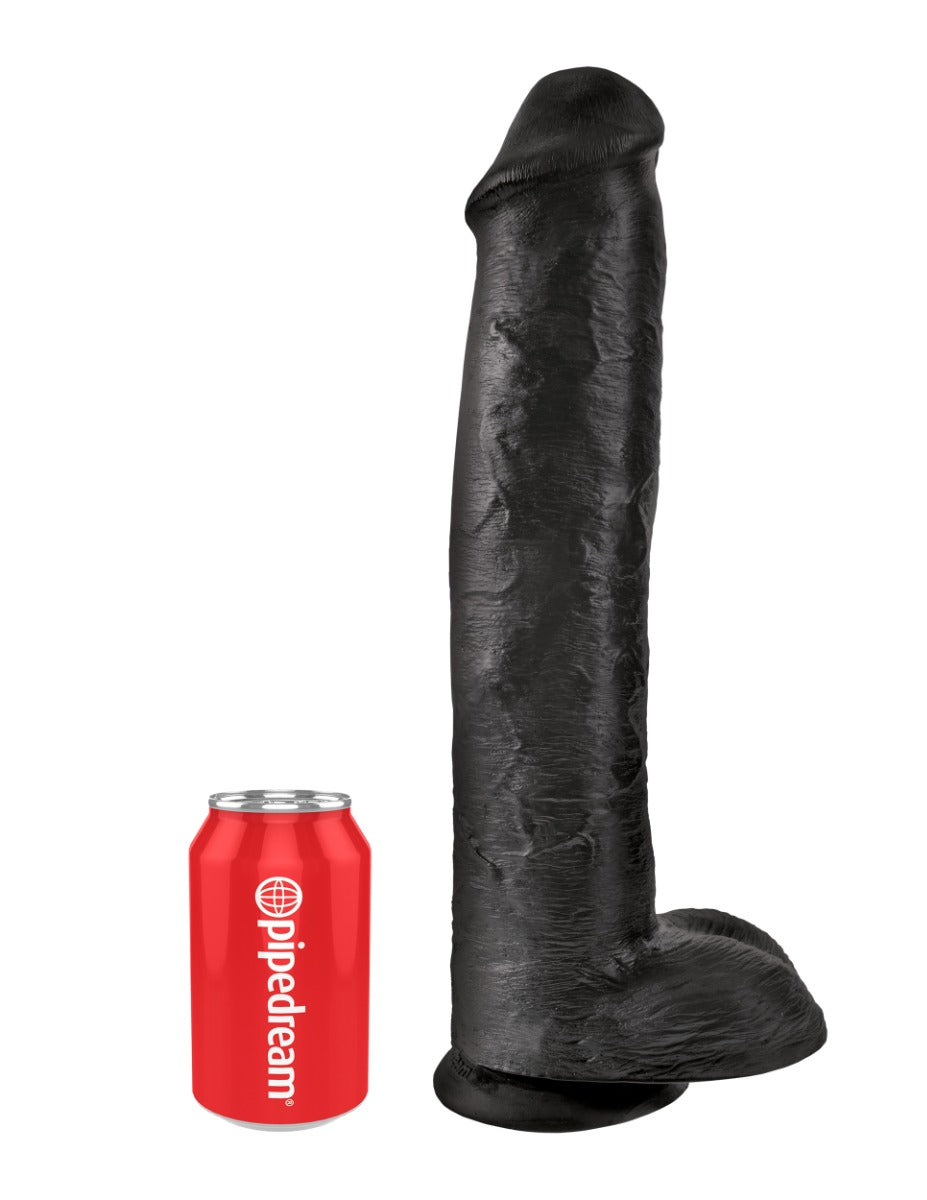 Pipedream King Cock 15 Inch Waterproof Dildo with Balls - Realistic Silicone Dildo > Dildos > Oversized Toys