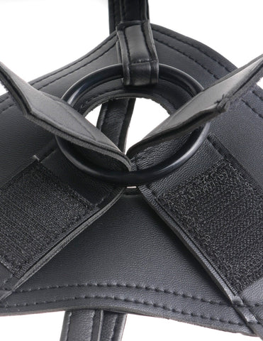 King Cock Strap-On Harness with 9 Inch Realistic Silicone Cock – Strap-On Harness Set > Dildos > Strap On Harnesses