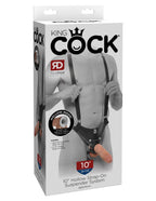 Pipedream King Cock 10 Inch Hollow Silicone Dildo Strap-On Suspender System Default Title > Dildos > Hollow Strap Ons