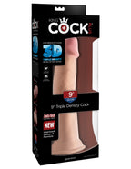 King Cock Plus 9 Inch Triple Density Silicone Dong – Realistic Texture Dildo > Dildos > Large Dildos