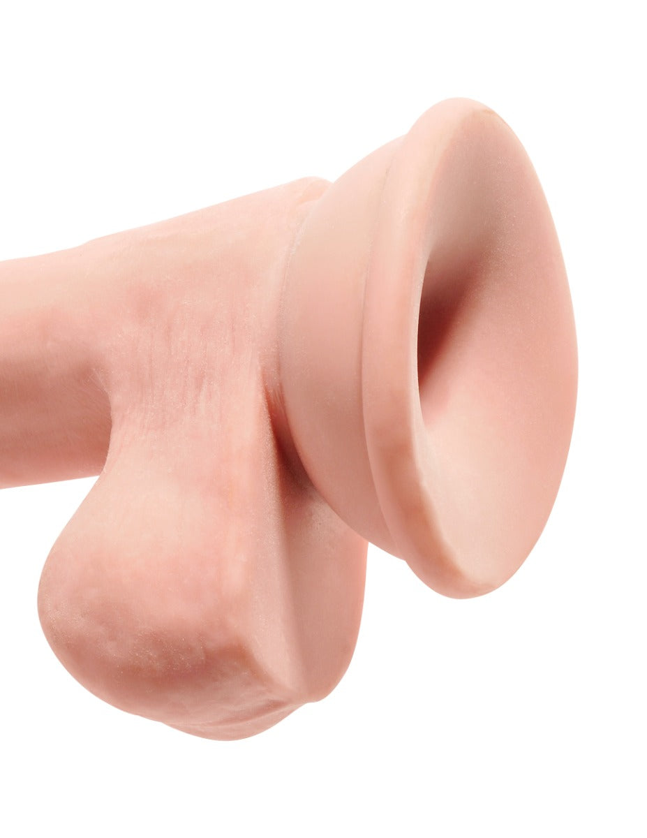 Pipedream King Cock Plus 6.5 Inch Triple Density Silicone Dildo with Balls > Dildos > Realistic Dildos