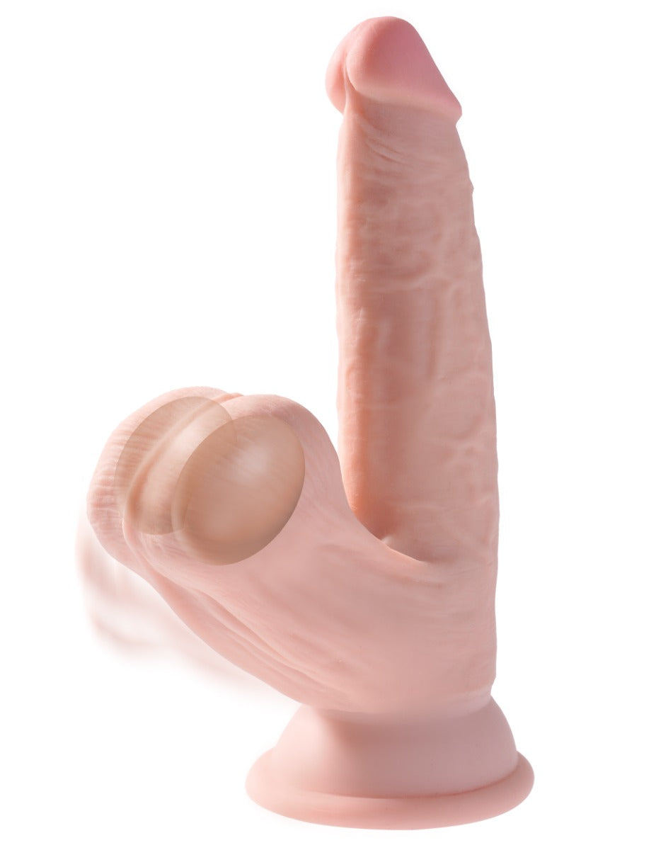 Pipedream King Cock Plus 6 Inch Triple Density with Swinging Balls Dildo > Dildos > Realistic Dildos
