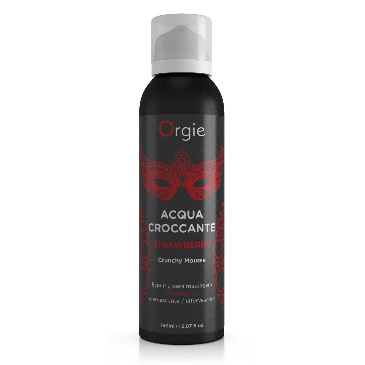 Orgie Acqua Croccante Moisturising Crunchy Foam – Strawberry Scented Body Foam 150ml Orgie