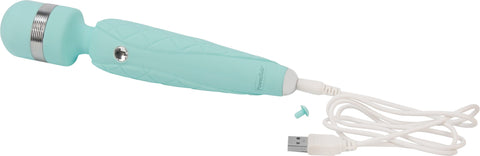 Pillow Talk Cheeky Teal Luxurious Self-Care Wand Electric Massager