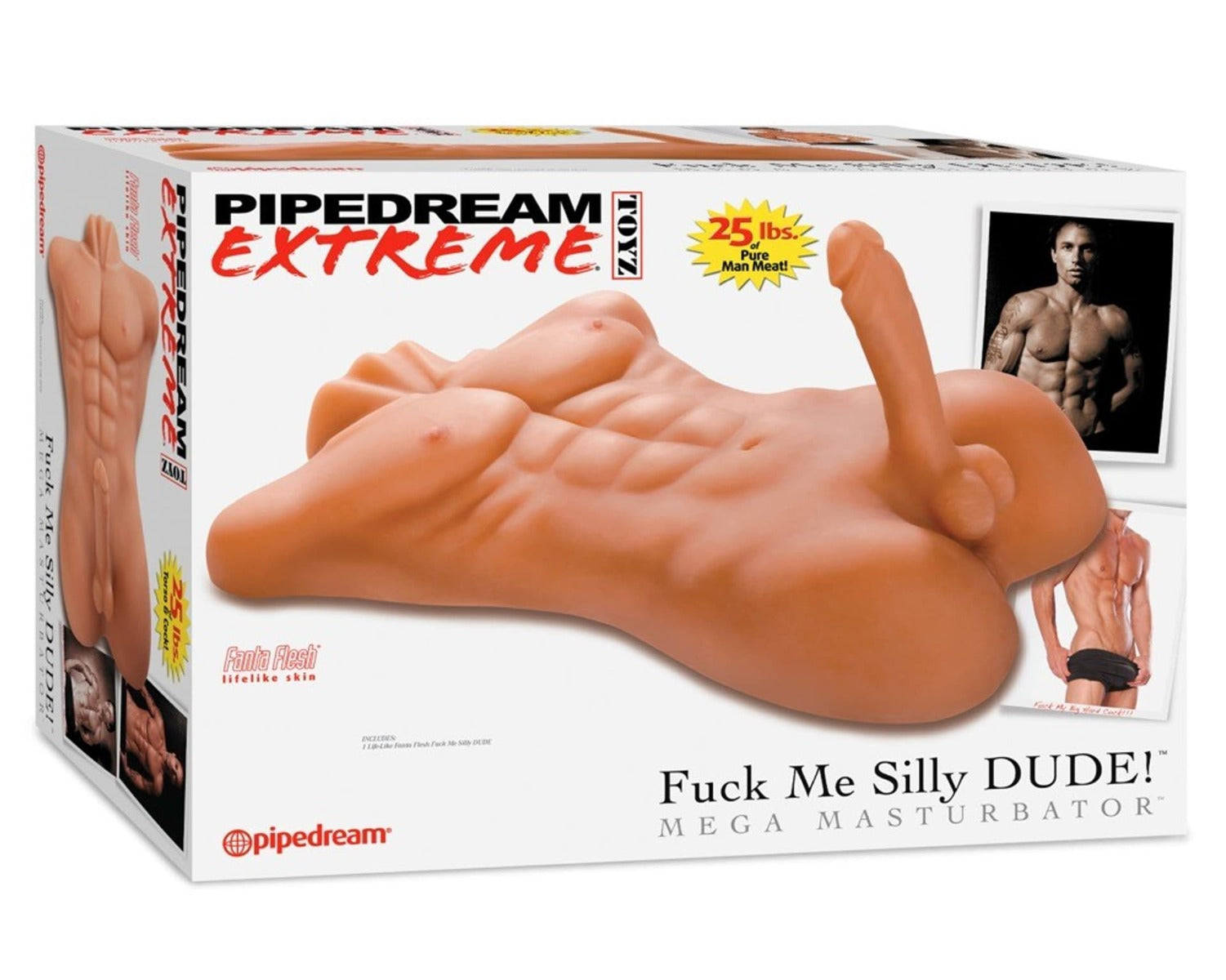 Pipedream PDX Extreme Fuck Me Silly Dude Mega Masturbator with Suction Cup Male Masturbator Secondary image