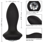 Power Gem Vibrating Petite Crystal Probe – Flexible Silicone Vibrator > Anal Range > Vibrating Butt Plugs