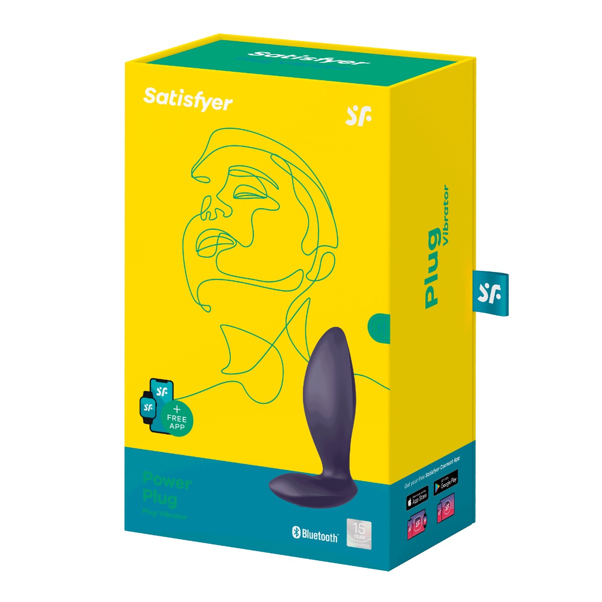 Satisfyer Power Plug – Rechargeable Silicone Anal Plug with Strong Vibrations > Anal Range > Vibrating Butt Plugs
