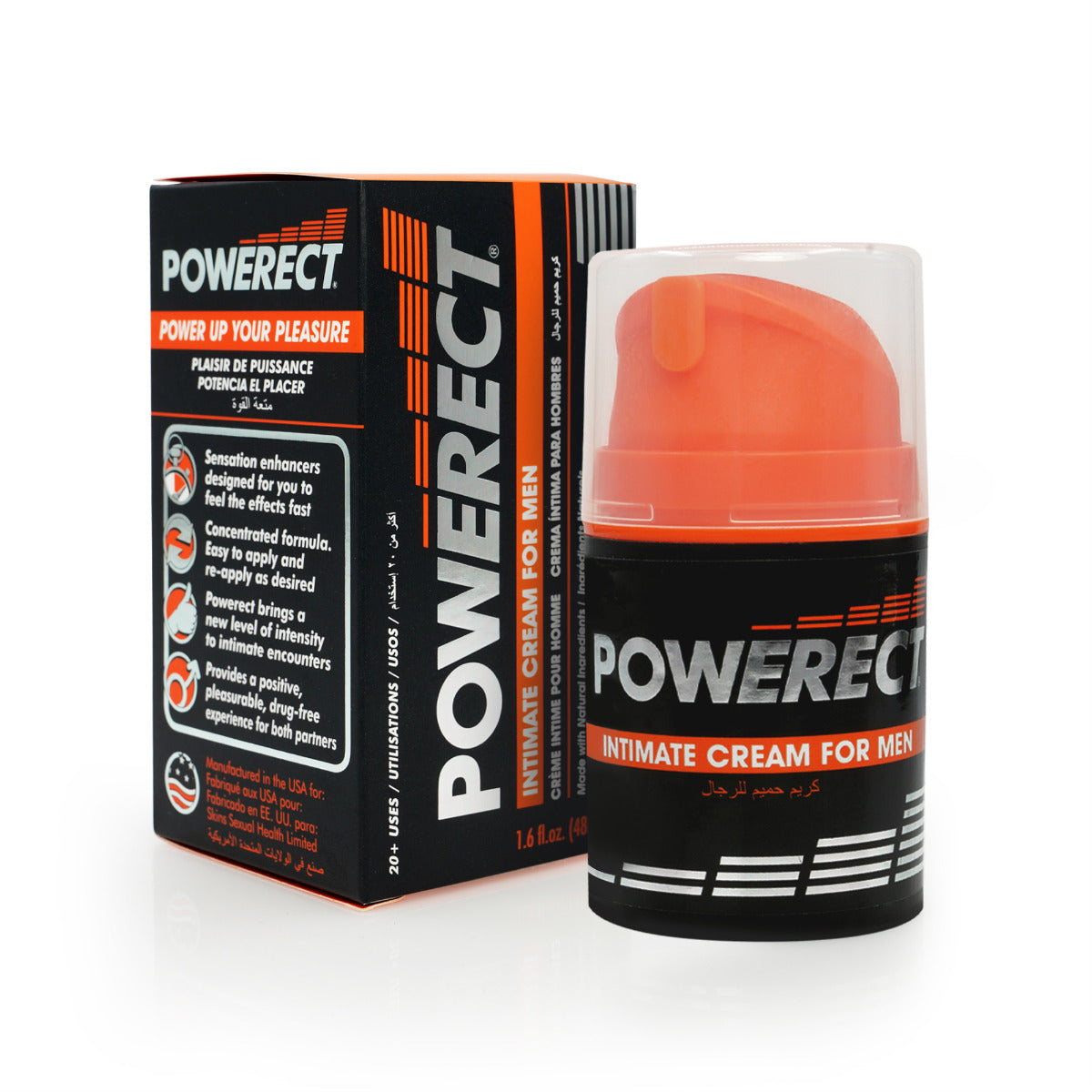 Powerect Cream 48ml Pump Dispenser – Advanced Topical Performance Formula > Essentials > Mens Enhancers